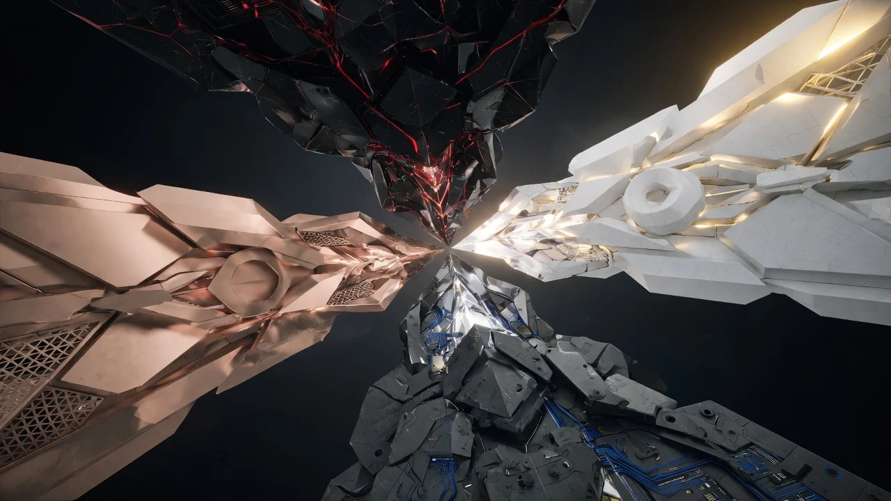 Four distinct frontier compute architectures converging into a shared agentic control plane